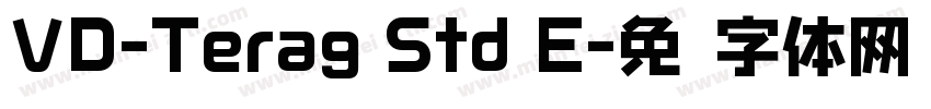 VD-Terag Std E字体转换
